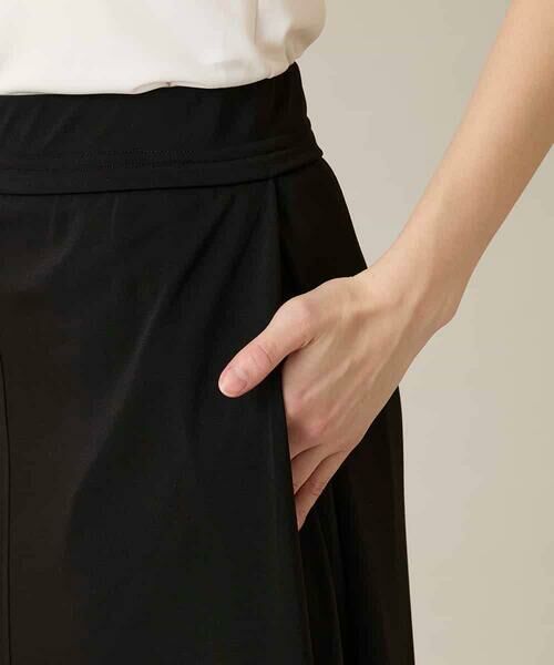 HIROKO KOSHINO / ヒロココシノ ロング・マキシ丈スカート | サイドタックジャージースカート /日本製/洗える | 詳細6