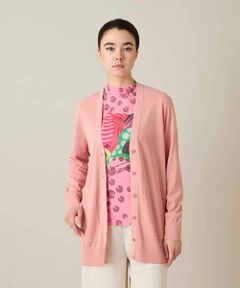 HIROKO KOSHINO / ヒロココシノ カーディガン・ボレロ | 和紙ニットロングカーディガン /洗える