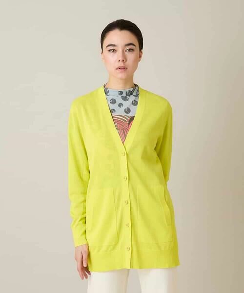 HIROKO KOSHINO / ヒロココシノ カーディガン・ボレロ | 和紙ニットロングカーディガン /洗える | 詳細1