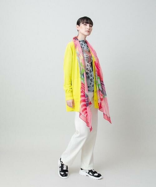 HIROKO KOSHINO / ヒロココシノ カーディガン・ボレロ | 和紙ニットロングカーディガン /洗える | 詳細12