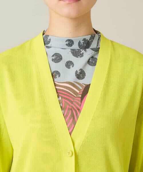 HIROKO KOSHINO / ヒロココシノ カーディガン・ボレロ | 和紙ニットロングカーディガン /洗える | 詳細5