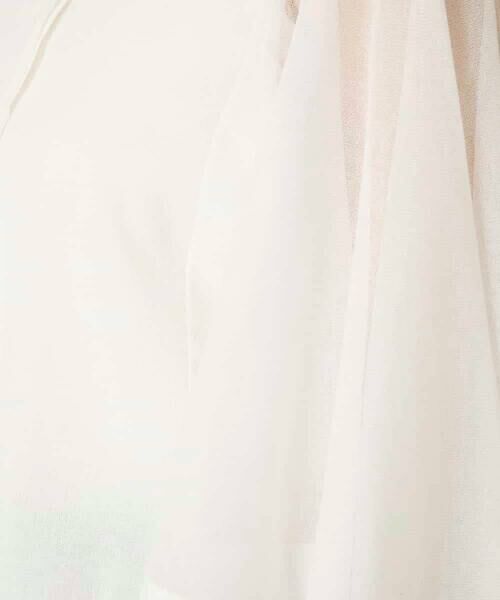 HIROKO KOSHINO / ヒロココシノ カーディガン・ボレロ | フレアスリーブシアーニットカーディガン /洗える | 詳細10