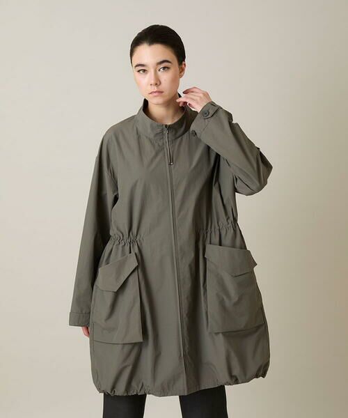 HIROKO KOSHINO / ヒロココシノ その他アウター | ポケットアクセントタフタロングコート | 詳細14