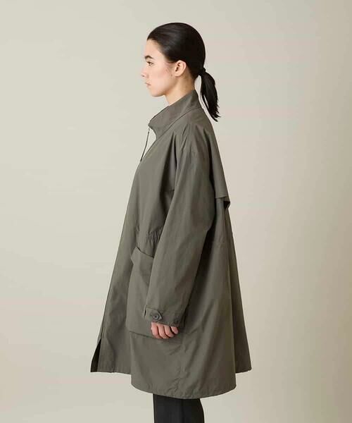 HIROKO KOSHINO / ヒロココシノ その他アウター | ポケットアクセントタフタロングコート | 詳細3