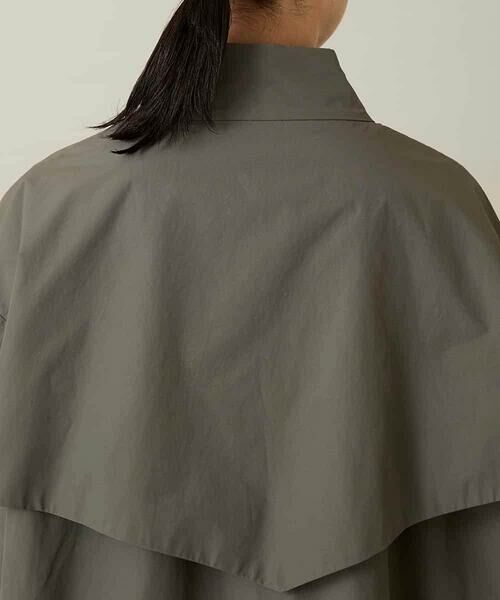 HIROKO KOSHINO / ヒロココシノ その他アウター | ポケットアクセントタフタロングコート | 詳細6