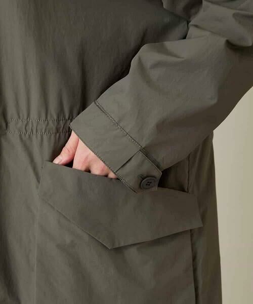 HIROKO KOSHINO / ヒロココシノ その他アウター | ポケットアクセントタフタロングコート | 詳細7