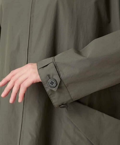 HIROKO KOSHINO / ヒロココシノ その他アウター | ポケットアクセントタフタロングコート | 詳細8