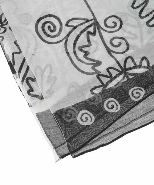 HIROKO KOSHINO / ヒロココシノ マフラー・ショール・スヌード・ストール | ボタニカルプリントストール | 詳細4