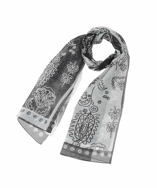 HIROKO KOSHINO / ヒロココシノ マフラー・ショール・スヌード・ストール | ボタニカルプリントストール | 詳細6