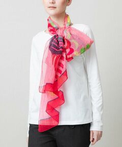 HIROKO KOSHINO / ヒロココシノ マフラー・ショール・スヌード・ストール | ボタニカルフラワープリントストール