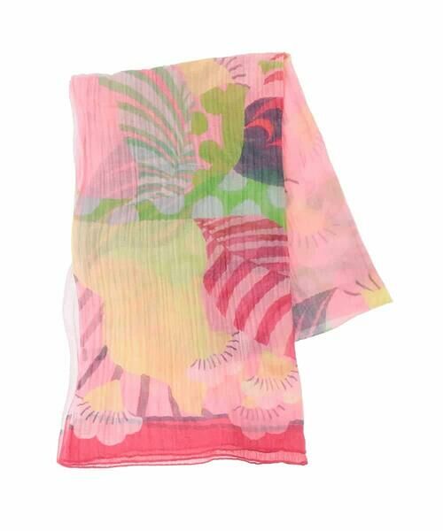 HIROKO KOSHINO / ヒロココシノ マフラー・ショール・スヌード・ストール | ボタニカルフラワープリントストール | 詳細1