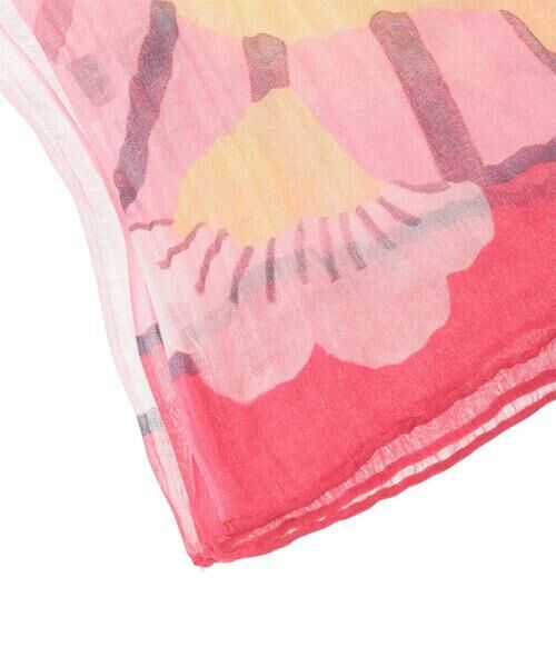 HIROKO KOSHINO / ヒロココシノ マフラー・ショール・スヌード・ストール | ボタニカルフラワープリントストール | 詳細4