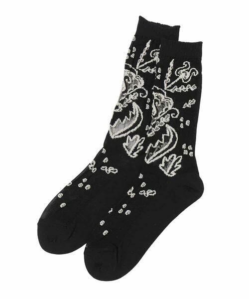 HIROKO KOSHINO / ヒロココシノ その他小物 | ボタニカルメッシュソックス/日本製/洗濯機で洗える | 詳細3