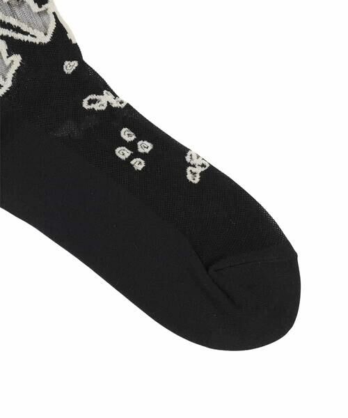 HIROKO KOSHINO / ヒロココシノ その他小物 | ボタニカルメッシュソックス/日本製/洗濯機で洗える | 詳細6