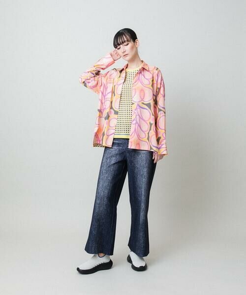 HIROKO KOSHINO / ヒロココシノ シャツ・ブラウス | フラワーファジーローンシャツ | 詳細13