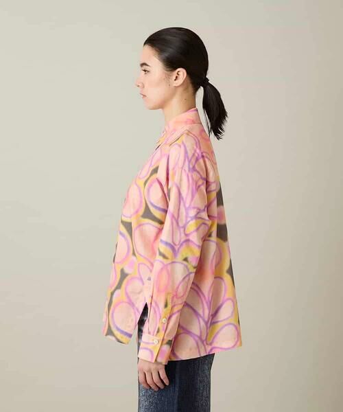 HIROKO KOSHINO / ヒロココシノ シャツ・ブラウス | フラワーファジーローンシャツ | 詳細3