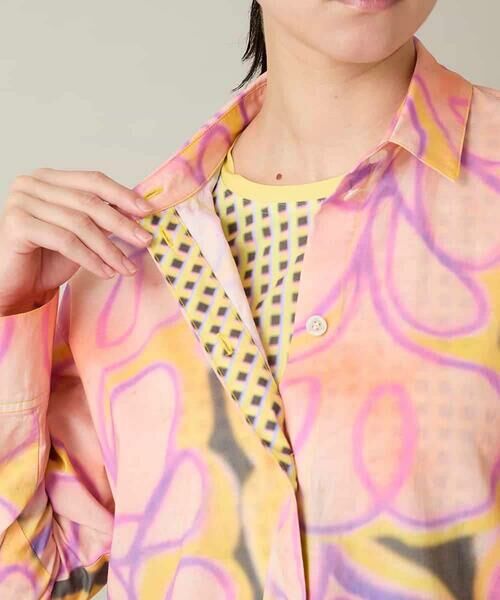 HIROKO KOSHINO / ヒロココシノ シャツ・ブラウス | フラワーファジーローンシャツ | 詳細6