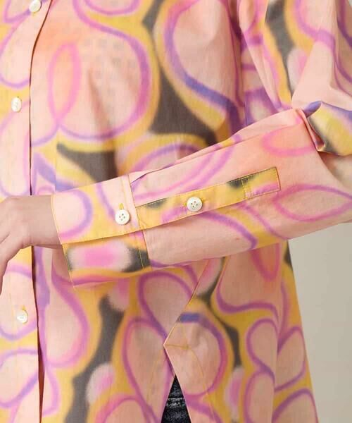 HIROKO KOSHINO / ヒロココシノ シャツ・ブラウス | フラワーファジーローンシャツ | 詳細8