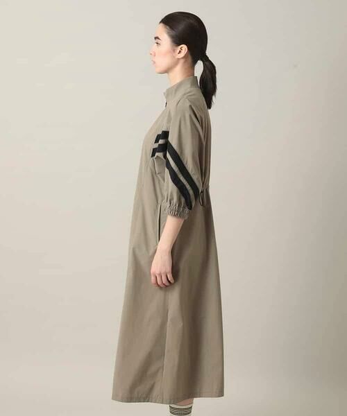 HIROKO KOSHINO / ヒロココシノ ロング・マキシ丈ワンピース | 配色ラインフロントジップワンピース | 詳細2