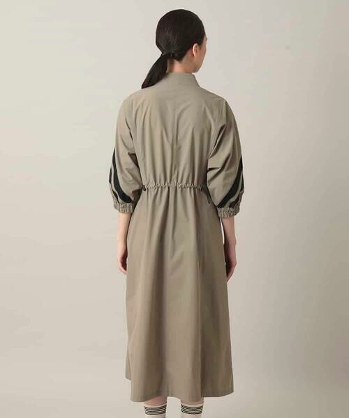 HIROKO KOSHINO / ヒロココシノ ロング・マキシ丈ワンピース | 配色ラインフロントジップワンピース | 詳細3