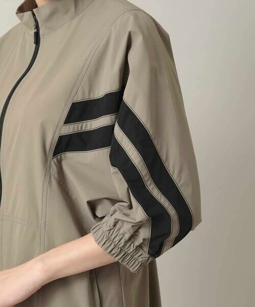 HIROKO KOSHINO / ヒロココシノ ロング・マキシ丈ワンピース | 配色ラインフロントジップワンピース | 詳細6