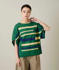 HIROKO KOSHINO / ヒロココシノ ニット・セーター | ハイゲージカラーブロックニットプルオーバー/日本製/洗える