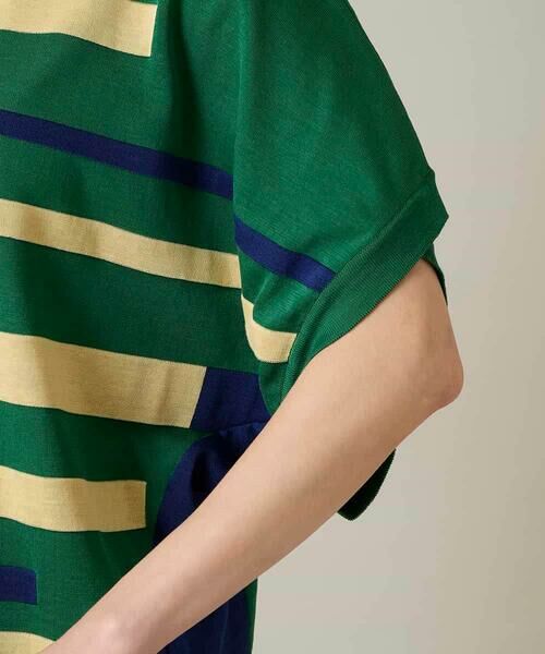 HIROKO KOSHINO / ヒロココシノ ニット・セーター | ハイゲージカラーブロックニットプルオーバー/日本製/洗える | 詳細6