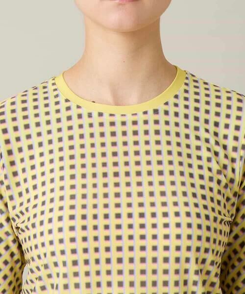 HIROKO KOSHINO / ヒロココシノ カットソー | ファジーチェックプルオーバー/日本製/洗える | 詳細4