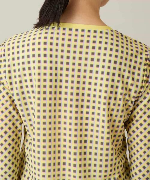 HIROKO KOSHINO / ヒロココシノ カットソー | ファジーチェックプルオーバー/日本製/洗える | 詳細5