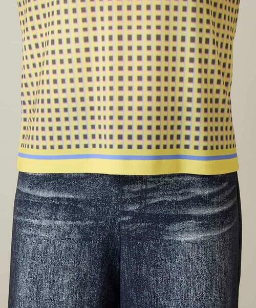 HIROKO KOSHINO / ヒロココシノ カットソー | ファジーチェックプルオーバー/日本製/洗える | 詳細7