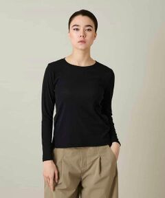 HIROKO KOSHINO / ヒロココシノ カットソー | シアーインナープルオーバー/日本製/洗濯機で洗える