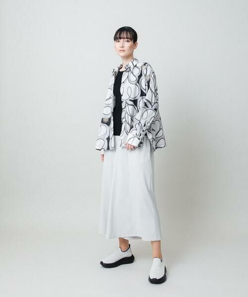 HIROKO KOSHINO / ヒロココシノ カットソー | シアーインナープルオーバー/日本製/洗濯機で洗える | 詳細11