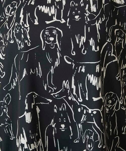 HIROKO KOSHINO / ヒロココシノ カットソー | ドッグモチーフプルオーバー/日本製/洗える | 詳細10