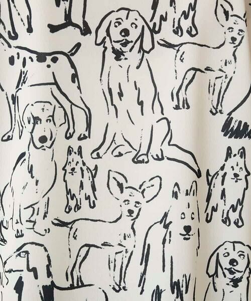 HIROKO KOSHINO / ヒロココシノ カットソー | ドッグモチーフプルオーバー/日本製/洗える | 詳細11