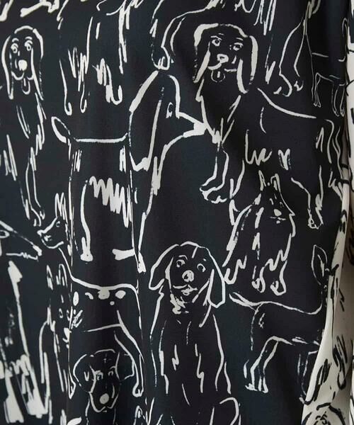HIROKO KOSHINO / ヒロココシノ カットソー | ドッグモチーフプルオーバー/日本製/洗える | 詳細9
