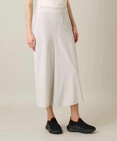 HIROKO KOSHINO / ヒロココシノ その他パンツ | ストレッチデザインパンツ/洗える（ライトグレー）