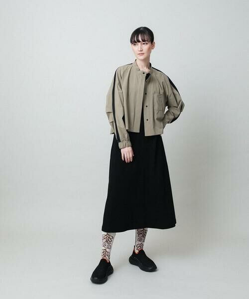 HIROKO KOSHINO / ヒロココシノ ロング・マキシ丈ワンピース | 異素材ドッキングワンピース/日本製/洗える | 詳細13