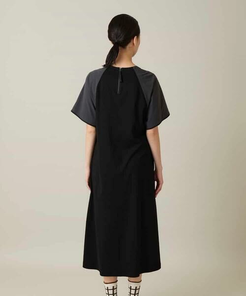 HIROKO KOSHINO / ヒロココシノ ロング・マキシ丈ワンピース | 異素材ドッキングワンピース/日本製/洗える | 詳細3