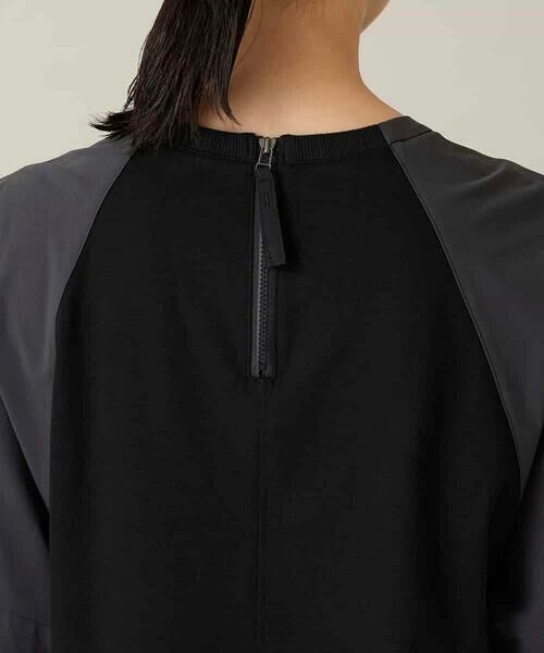 HIROKO KOSHINO / ヒロココシノ ロング・マキシ丈ワンピース | 異素材ドッキングワンピース/日本製/洗える | 詳細5