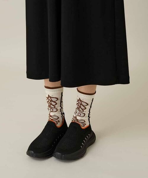 HIROKO KOSHINO / ヒロココシノ ロング・マキシ丈ワンピース | 異素材ドッキングワンピース/日本製/洗える | 詳細9