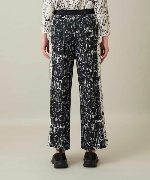 HIROKO KOSHINO / ヒロココシノ チノ・ワークパンツ | ドッグモチーフイージーパンツ/日本製/洗える | 詳細3