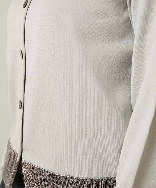 HIROKO KOSHINO / ヒロココシノ カーディガン・ボレロ | ソフトラメニットカーディガン | 詳細10