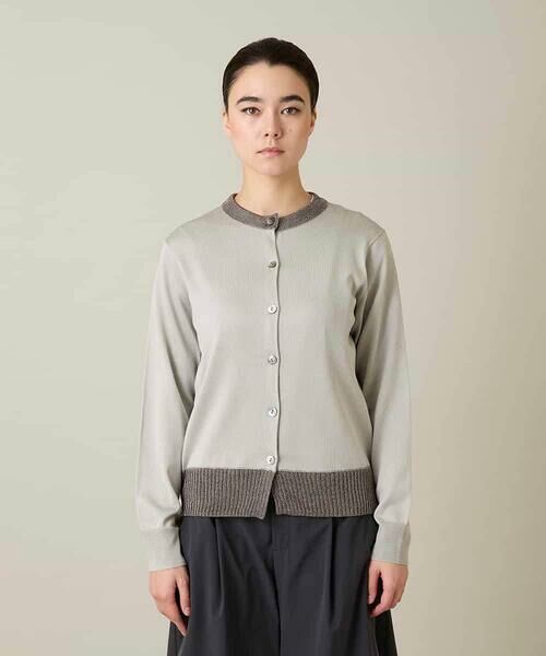 HIROKO KOSHINO / ヒロココシノ カーディガン・ボレロ | ソフトラメニットカーディガン | 詳細2