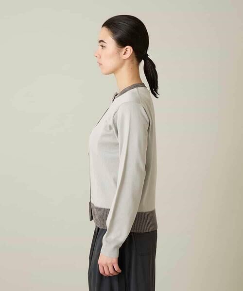 HIROKO KOSHINO / ヒロココシノ カーディガン・ボレロ | ソフトラメニットカーディガン | 詳細3