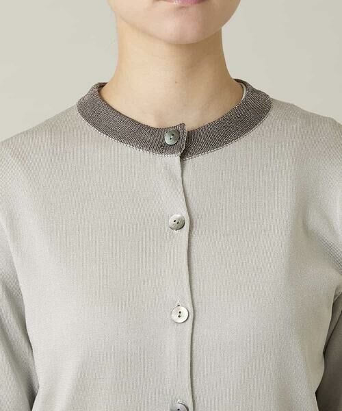 HIROKO KOSHINO / ヒロココシノ カーディガン・ボレロ | ソフトラメニットカーディガン | 詳細5