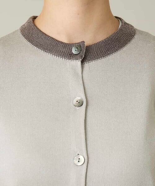 HIROKO KOSHINO / ヒロココシノ カーディガン・ボレロ | ソフトラメニットカーディガン | 詳細7