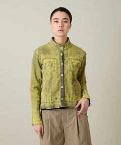 HIROKO KOSHINO / ヒロココシノ セットアップ | 立体ストレッチデニムスタンドカラージャケット/日本製/洗える