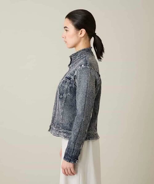 HIROKO KOSHINO / ヒロココシノ セットアップ | 立体ストレッチデニムスタンドカラージャケット/日本製/洗える | 詳細3