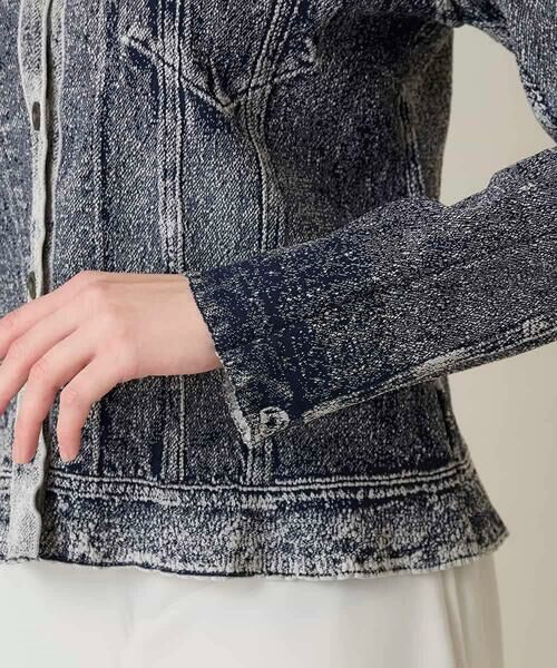 HIROKO KOSHINO / ヒロココシノ セットアップ | 立体ストレッチデニムスタンドカラージャケット/日本製/洗える | 詳細7