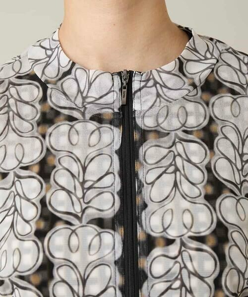 HIROKO KOSHINO / ヒロココシノ その他アウター | ファジーフラワーチュールブルゾン/日本製/洗える | 詳細10